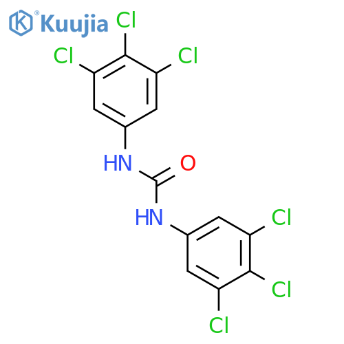 UREA, N,N'-BIS(3,4,5-TRICHLOROPHENYL)- structure