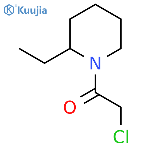 2-chloro-1-(2-ethylpiperidin-1-yl)ethan-1-one structure