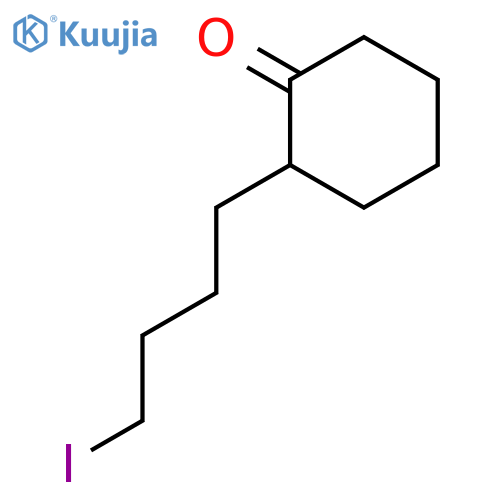 Cyclohexanone, 2-(4-iodobutyl)- structure