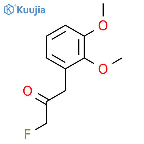 2-PROPANONE, 1-(2,3-DIMETHOXYPHENYL)-3-FLUORO- structure