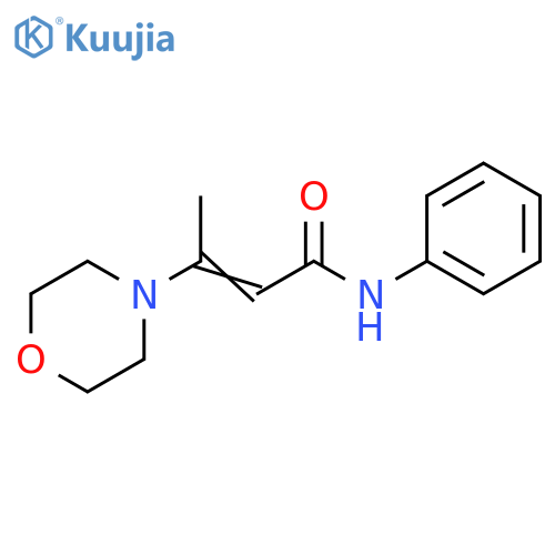2-Butenamide, 3-(4-morpholinyl)-N-phenyl- structure