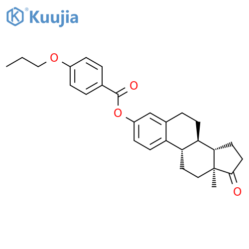 Estra-1,3,5(10)-trien-17-one, 3-[(4-propoxybenzoyl)oxy]- structure