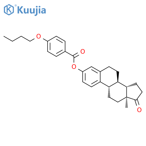 ESTRA-1,3,5(10)-TRIEN-17-ONE, 3-[(4-BUTOXYBENZOYL)OXY]- structure