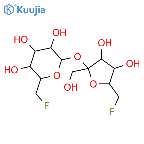 a-D-Glucopyranoside,6-deoxy-6-fluoro-b-D-fructofuranosyl6-deoxy-6-fluoro- structure