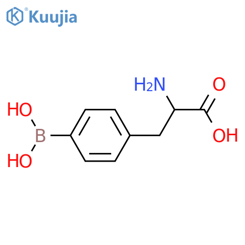 (2S)-2-amino-3-(4-boronophenyl)propanoic acid structure