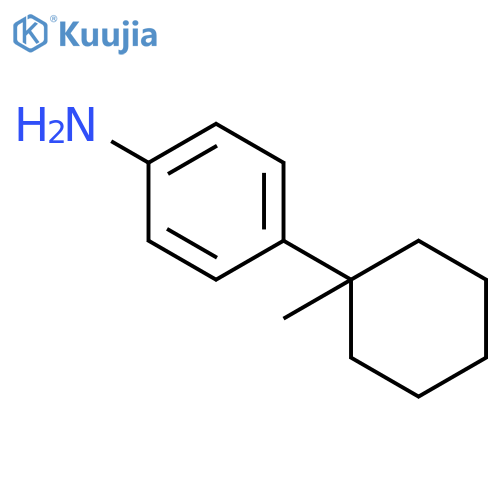 Benzenamine, 4-(1-methylcyclohexyl)- structure