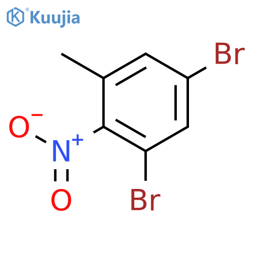Benzene, 1,5-dibromo-3-methyl-2-nitro- structure