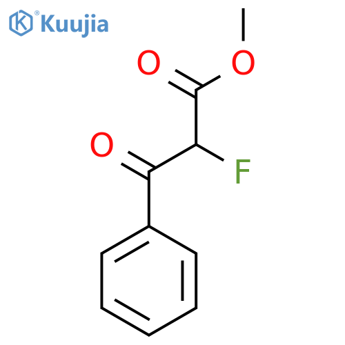 Methyl 2-fluoro-3-oxo-3-phenylpropanoate structure