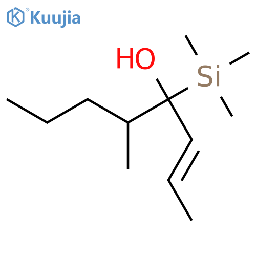 2-Octen-4-ol, 5-methyl-4-(trimethylsilyl)- structure