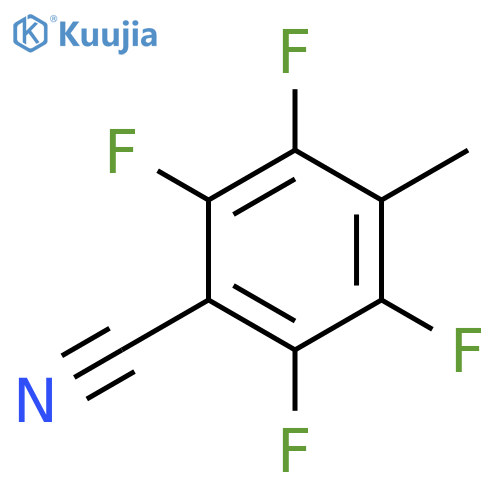Benzonitrile, 2,3,5,6-tetrafluoro-4-methyl- structure