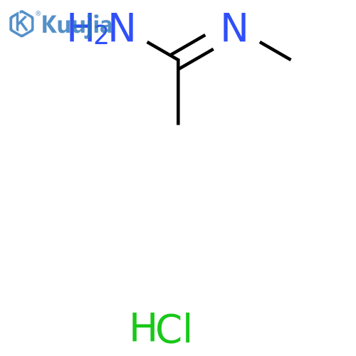 N'-methylethanimidamide hydrochloride structure