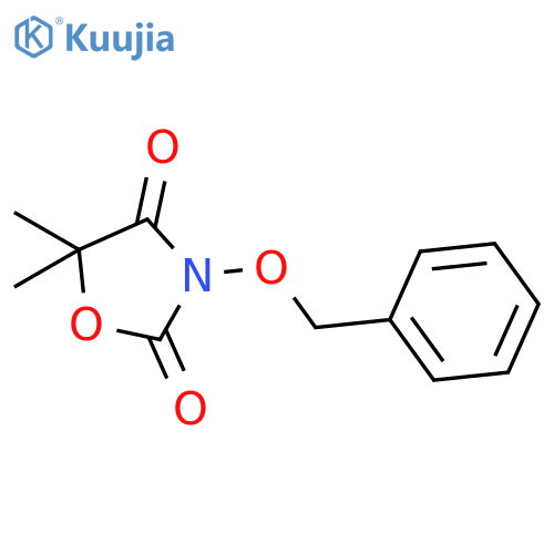 2,4-OXAZOLIDINEDIONE, 5,5-DIMETHYL-3-(PHENYLMETHOXY)- structure