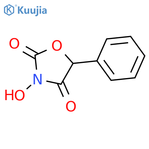 2,4-Oxazolidinedione, 3-hydroxy-5-phenyl- structure