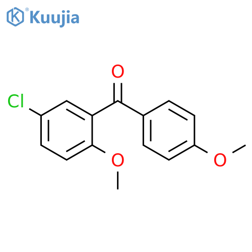 Methanone, (5-chloro-2-methoxyphenyl)(4-methoxyphenyl)- structure