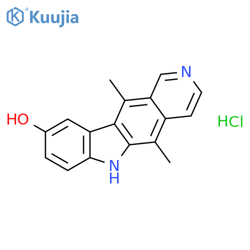 Ellipticine, 9-hydroxy-, Hydrochloride structure