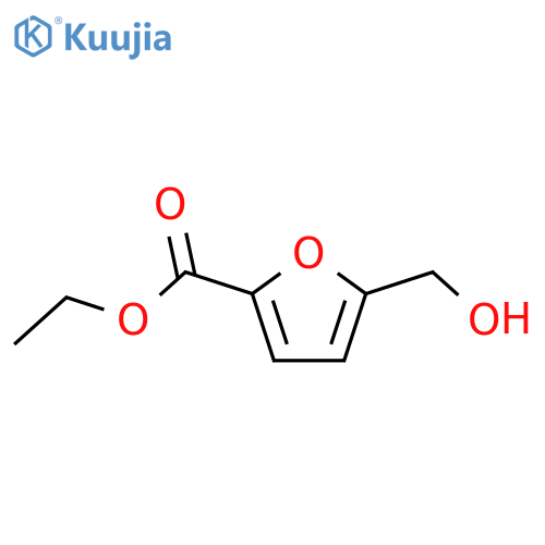 2-Furancarboxylic acid,5-(hydroxymethyl)-, ethyl ester structure