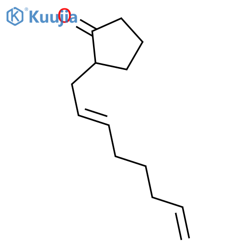 Cyclopentanone, 2-(2,7-octadienyl)- structure