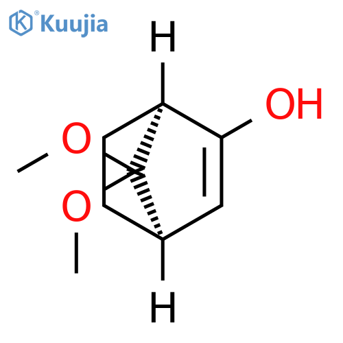 Bicyclo[2.2.1]hept-2-en-2-ol,7,7-dimethoxy-, (1S,4R)- structure