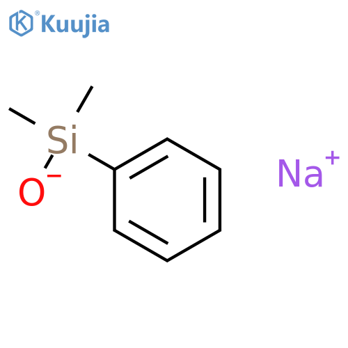 Sodium (Phenyl)dimethylsilanolate structure