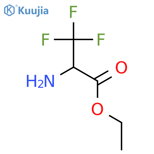 Ethyl 2-amino-3,3,3-trifluoropropanoate structure
