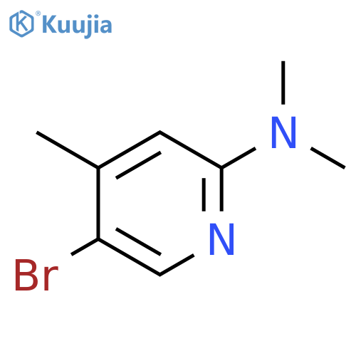 5-Bromo-N,N,4-trimethylpyridin-2-amine structure