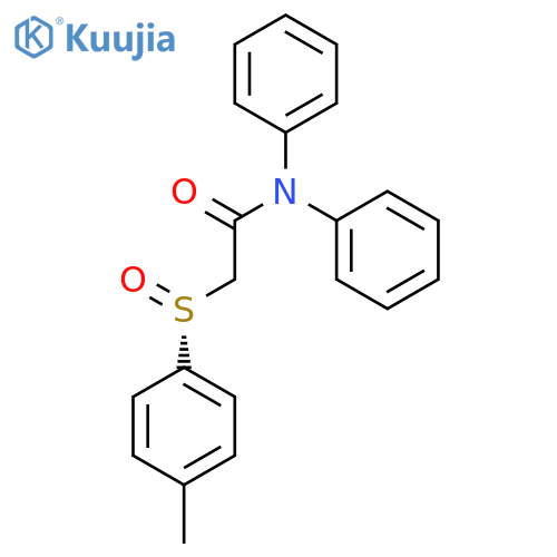 Acetamide, 2-[(R)-(4-methylphenyl)sulfinyl]-N,N-diphenyl- structure