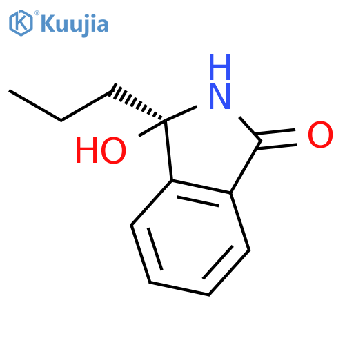 1H-ISOINDOL-1-ONE, 2,3-DIHYDRO-3-HYDROXY-3-PROPYL-, (3R)- structure