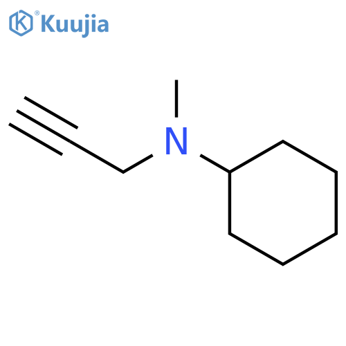 N-methyl-N-(prop-2-yn-1-yl)cyclohexanamine structure