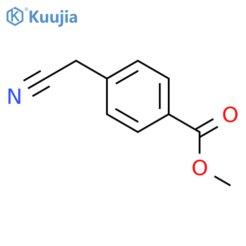 Methyl 4-(cyanomethyl)benzoate structure