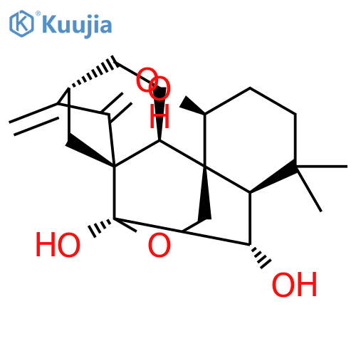Kaur-16-en-15-one,1-(acetyloxy)-7,20-epoxy-6,7-dihydroxy-, (1a,6b,7a)- (9CI) structure