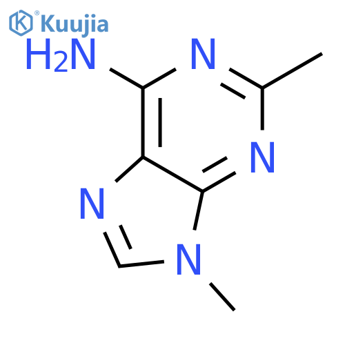 9H-Purin-6-amine,2,9-dimethyl- structure