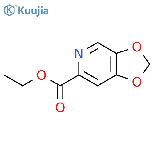1,3-Dioxolo[4,5-c]pyridine-6-carboxylic acid, ethyl ester structure