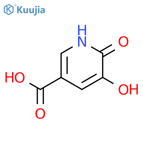 5-Hydroxy-6-oxo-1,6-dihydropyridine-3-carboxylic Acid structure