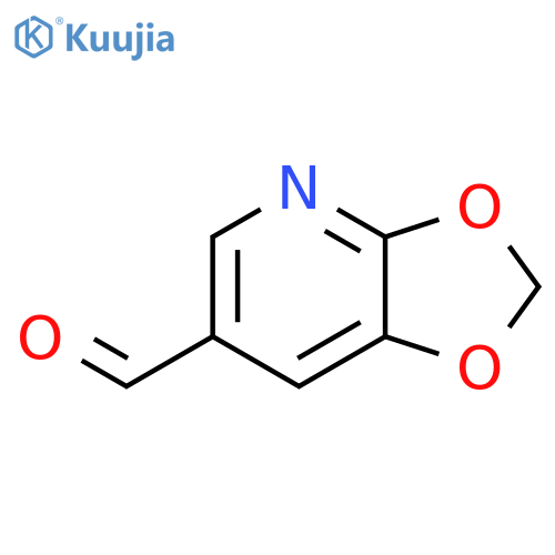 2H-[1,3]dioxolo[4,5-b]pyridine-6-carbaldehyde structure