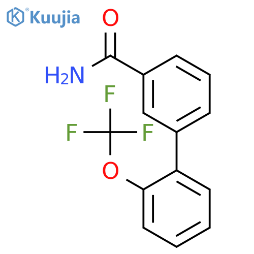 [1,1'-BIPHENYL]-3-CARBOXAMIDE, 2'-(TRIFLUOROMETHOXY)- structure
