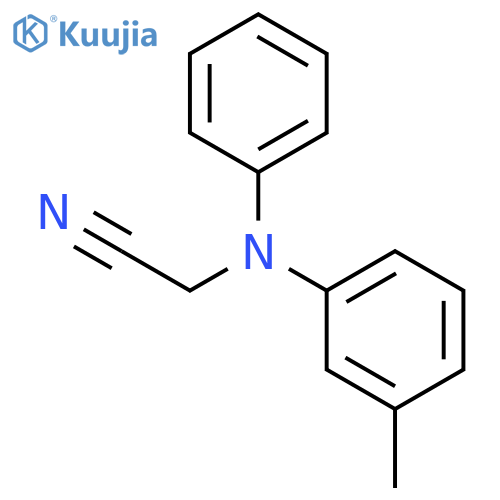 ACETONITRILE, [(3-METHYLPHENYL)PHENYLAMINO]- structure