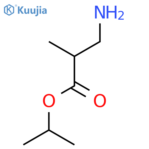 propan-2-yl 3-amino-2-methylpropanoate structure