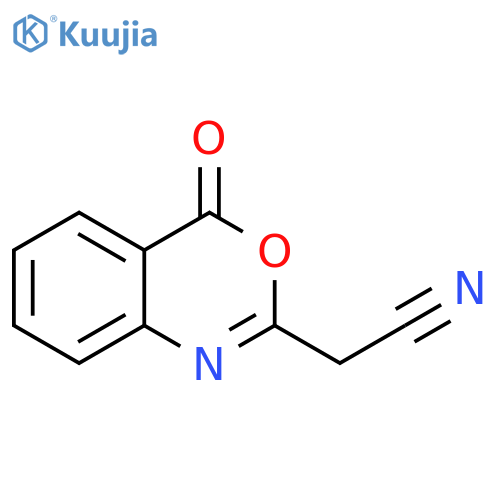 4H-3,1-Benzoxazine-2-acetonitrile, 4-oxo- structure