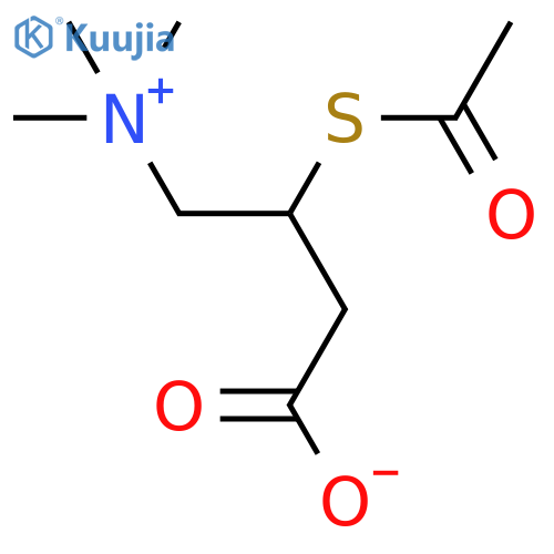 1-Propanaminium,2-(acetylthio)-3-carboxy-N,N,N-trimethyl-, inner salt structure