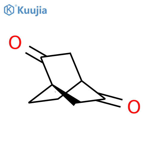 Bicyclo[2.2.2]oct-7-ene-2,5-dione, (1S)- structure