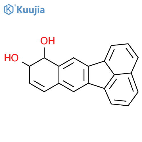 (8S,9S)-8,9-dihydrobenzo[k]fluoranthene-8,9-diol structure