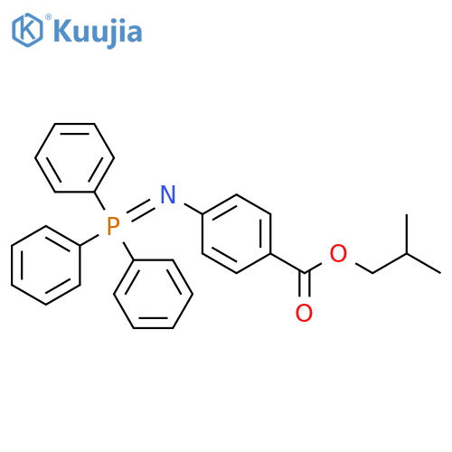 2-Methylpropyl 4-[(triphenylphosphoranylidene)amino]benzoate structure