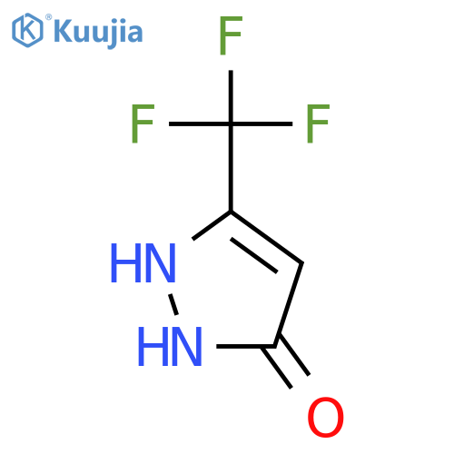 3-(trifluoromethyl)-1H-pyrazol-5-ol structure