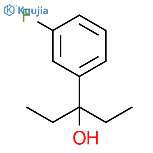3-(3-Fluorophenyl)-3-pentanol structure