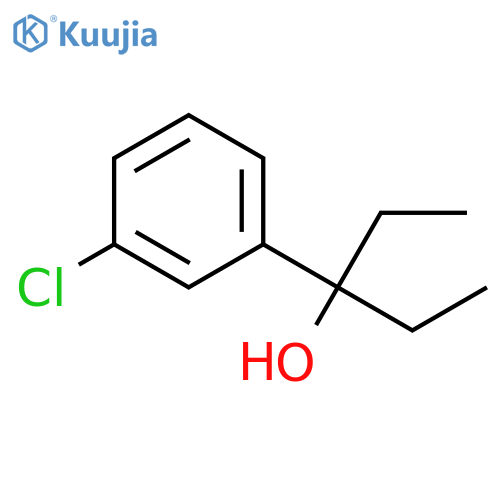 3-(3-Chlorophenyl)-3-pentanol structure