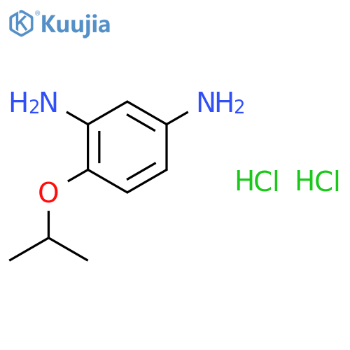 4-(propan-2-yloxy)benzene-1,3-diamine dihydrochloride structure