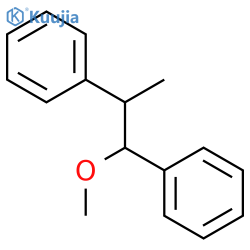 Benzene, [(1R,2S)-2-methoxy-1-methyl-2-phenylethyl]-, rel- structure