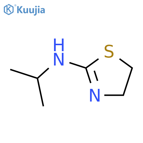 N-(propan-2-yl)-4,5-dihydro-1,3-thiazol-2-amine structure