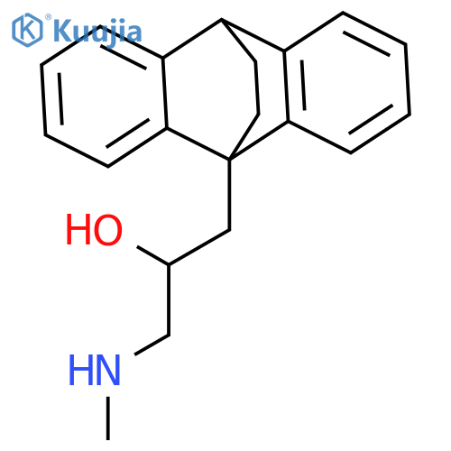 (-)-1-(9,10-Dihydro-9,10-ethanoanthracen-9-yl)-3-(methylamino)propan-2(R)-ol structure