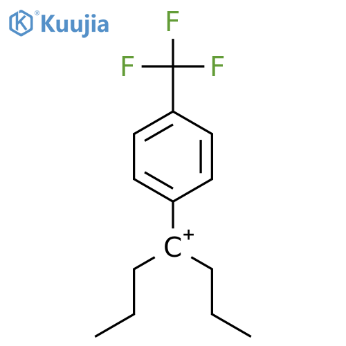 Butylium, 1-propyl-1-[4-(trifluoromethyl)phenyl]- structure